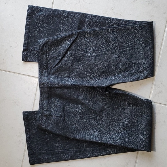 POLO JEANS CO Ralph Lauren Womens Snake Print black Bootcut Stretch Pants/Jeans. - Picture 4 of 12